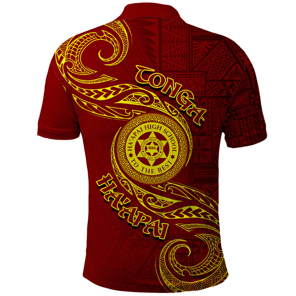 Tonga Ha'apai High School Polo Shirt Ngatu and Maori Ethnic Tribal ...