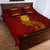 Tonga Ha'apai High School Quilt Bed Set Ngatu and Maori Ethnic Tribal Pattern LT03 - Polynesian Pride