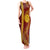 Tonga Ha'apai High School Tank Maxi Dress Ngatu and Maori Ethnic Tribal Pattern LT03 Women Red - Polynesian Pride