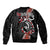 Aotearoa Toitu Te Tiriti Sleeve Zip Bomber Jacket Maori Taniwha Haka - Honour the Treaty