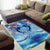 Hawaiian Dolphin Love Couple - Ocean Heart Area Rug