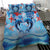 Hawaiian Dolphin Love Couple - Ocean Heart Bedding Set