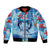 Hawaiian Dolphin Love Couple - Ocean Heart Bomber Jacket