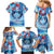 Hawaiian Dolphin Love Couple - Ocean Heart Family Matching Mermaid Dress and Hawaiian Shirt