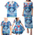 Hawaiian Dolphin Love Couple - Ocean Heart Family Matching Puletasi and Hawaiian Shirt