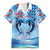 Hawaiian Dolphin Love Couple - Ocean Heart Family Matching Puletasi and Hawaiian Shirt