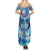 Hawaiian Dolphin Love Couple - Ocean Heart Family Matching Summer Maxi Dress and Hawaiian Shirt