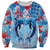 Hawaiian Dolphin Love Couple - Ocean Heart Sweatshirt