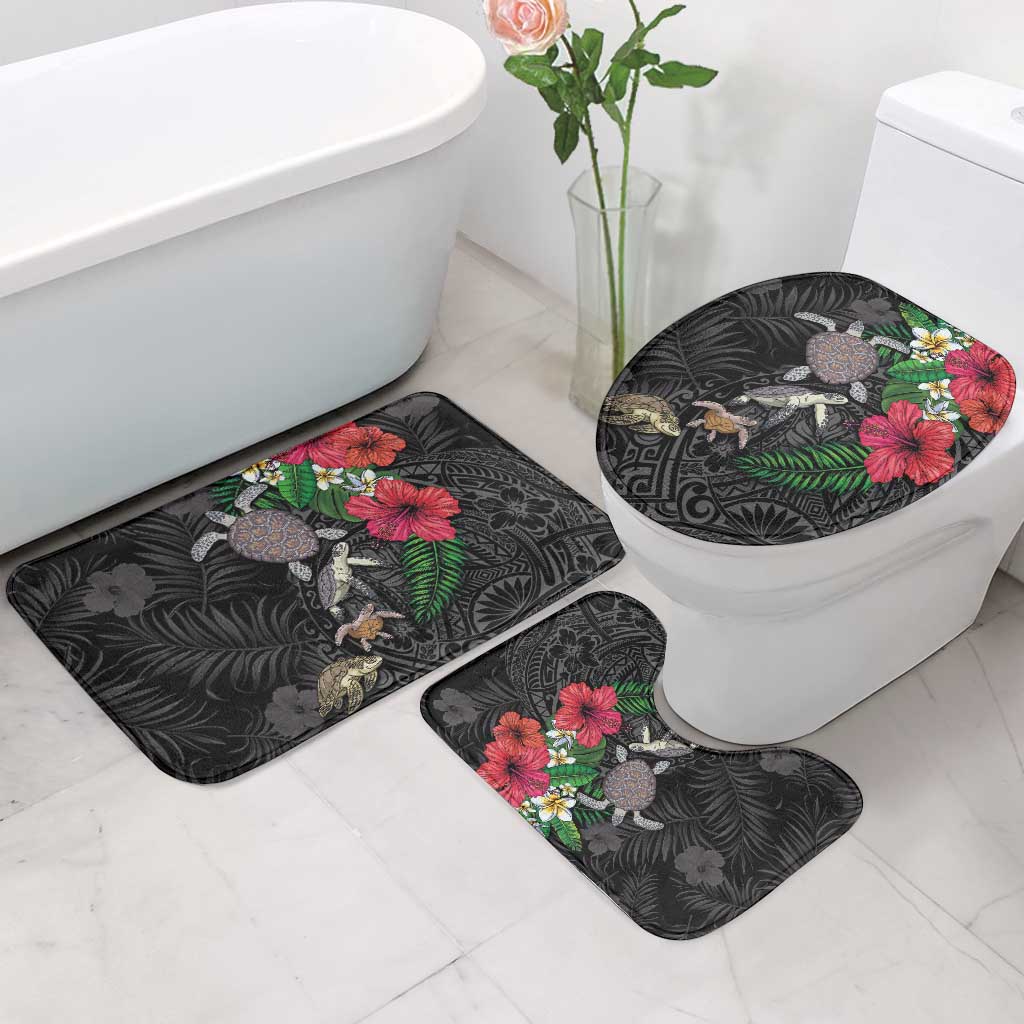 Hawaiian Tropical Plants and Turtles Bathroom Set Polynesian Art Motifs LT03 - Polynesian Pride