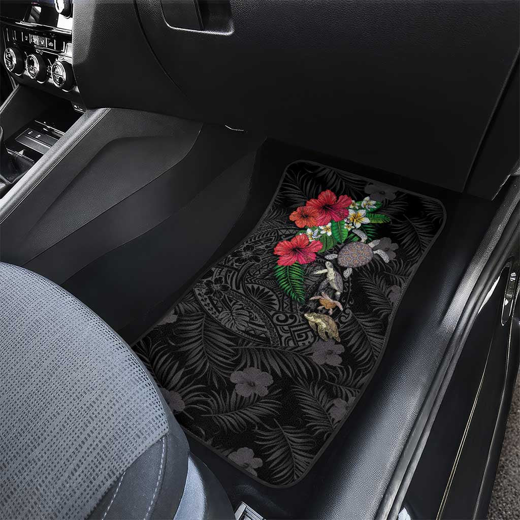 Hawaiian Tropical Plants and Turtles Car Mats Polynesian Art Motifs LT03 - Polynesian Pride