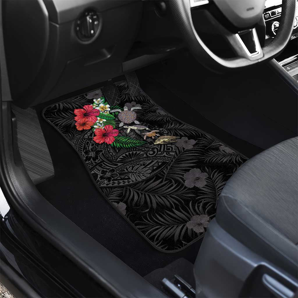 Hawaiian Tropical Plants and Turtles Car Mats Polynesian Art Motifs LT03 - Polynesian Pride