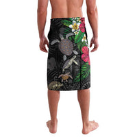 Hawaiian Tropical Plants and Turtles Lavalava Polynesian Art Motifs LT03 - Polynesian Pride