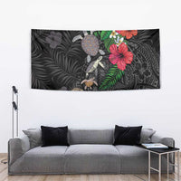 Hawaiian Tropical Plants and Turtles Tapestry Polynesian Art Motifs LT03 - Polynesian Pride