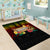 Hawaiian Elements and Polynesian Tattoo Area Rug