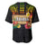 Hawaii Pan-Pacific Festival Baseball Jersey Hawaiian Elements and Polynesian Tattoo