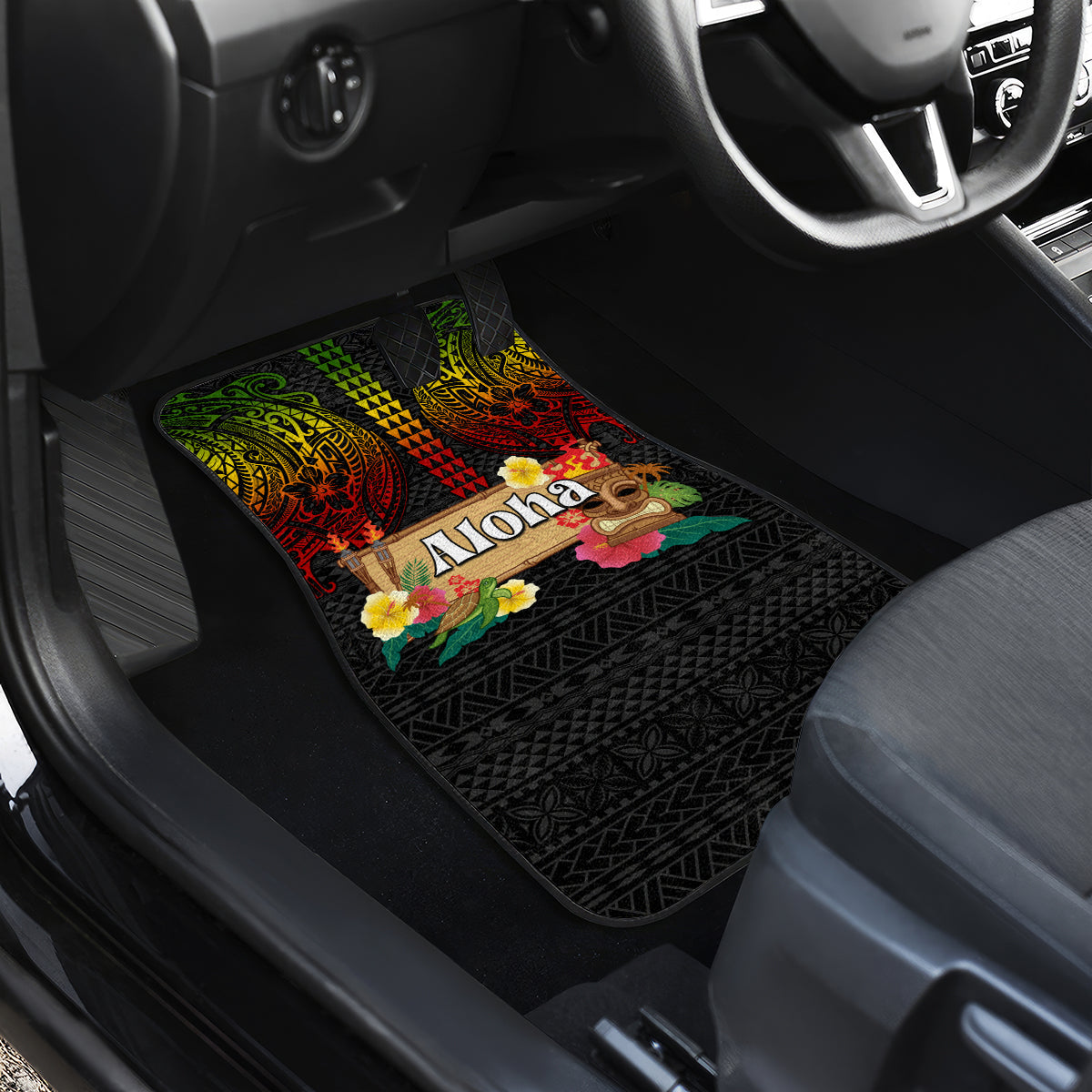 Hawaiian Elements and Polynesian Tattoo Car Mats LT03 - Polynesian Pride