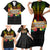 Hawaii Pan-Pacific Festival Family Matching Short Sleeve Bodycon Dress and Hawaiian Shirt Hawaiian Elements and Polynesian Tattoo