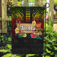 Hawaiian Elements and Polynesian Tattoo Garden Flag LT03 Garden Flag Black - Polynesian Pride
