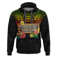 Hawaiian Elements and Polynesian Tattoo Hoodie LT03 Pullover Hoodie Black - Polynesian Pride