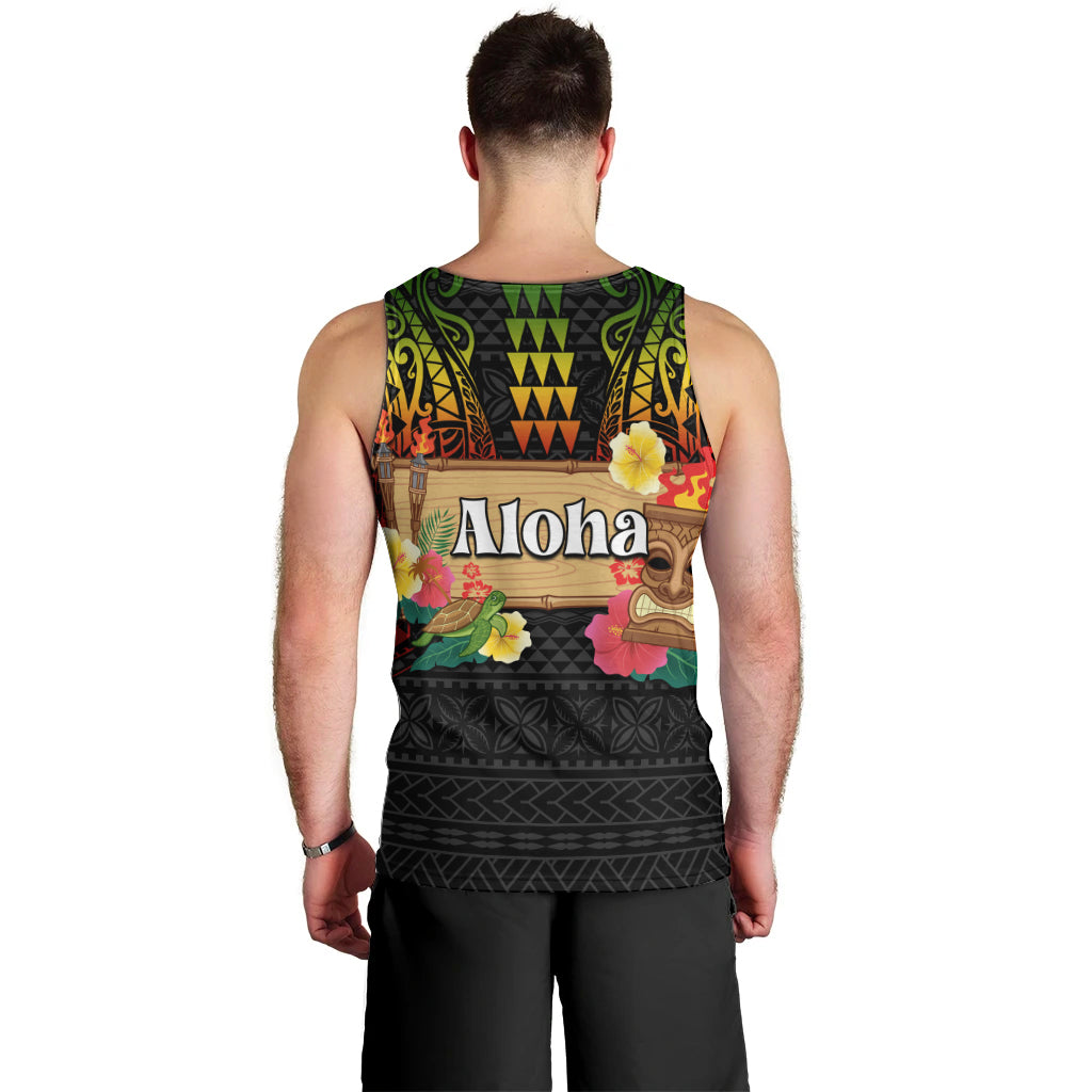 Hawaiian Elements and Polynesian Tattoo Men Tank Top LT03 - Polynesian Pride