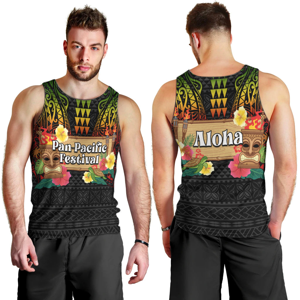 Hawaiian Elements and Polynesian Tattoo Men Tank Top LT03 - Polynesian Pride