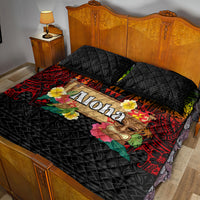 Hawaiian Elements and Polynesian Tattoo Quilt Bed Set LT03 - Polynesian Pride