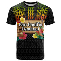 Hawaiian Elements and Polynesian Tattoo T Shirt LT03 Black - Polynesian Pride