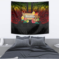Hawaiian Elements and Polynesian Tattoo Tapestry LT03 - Polynesian Pride