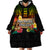 Hawaii Pan-Pacific Festival Wearable Blanket Hoodie Hawaiian Elements and Polynesian Tattoo