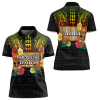 Hawaiian Elements and Polynesian Tattoo Women Polo Shirt LT03 - Polynesian Pride