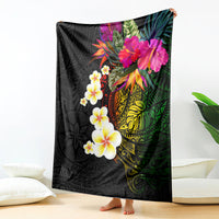 Hawaii Plumeria Blanket Polynesian Tattoo and Hibiscus LT03 - Polynesian Pride