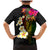 Hawaii Plumeria Family Matching Mermaid Dress and Hawaiian Shirt Polynesian Tattoo and Hibiscus