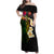 Hawaii Plumeria Family Matching Off Shoulder Maxi Dress and Hawaiian Shirt Polynesian Tattoo and Hibiscus