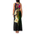 Hawaii Plumeria Family Matching Tank Maxi Dress and Hawaiian Shirt Polynesian Tattoo and Hibiscus