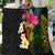 Hawaii Plumeria Quilt Polynesian Tattoo and Hibiscus