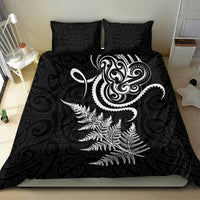 New Zealand Octopus Tattoo and Fern Bedding Set Maori Pattern LT03 - Polynesian Pride