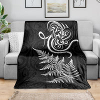 New Zealand Octopus Tattoo and Fern Blanket Maori Pattern LT03 - Polynesian Pride