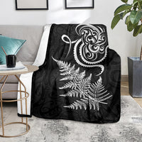 New Zealand Octopus Tattoo and Fern Blanket Maori Pattern LT03 - Polynesian Pride