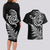 New Zealand Octopus Tattoo and Fern Couples Matching Long Sleeve Bodycon Dress and Hawaiian Shirt Maori Pattern