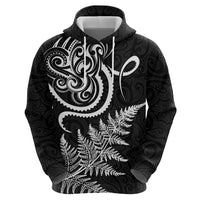 New Zealand Octopus Tattoo and Fern Hoodie Maori Pattern LT03 - Polynesian Pride