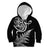 New Zealand Octopus Tattoo and Fern Kid Hoodie Maori Pattern