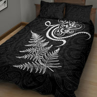 New Zealand Octopus Tattoo and Fern Quilt Bed Set Maori Pattern LT03 - Polynesian Pride
