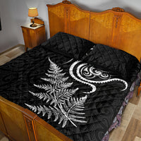 New Zealand Octopus Tattoo and Fern Quilt Bed Set Maori Pattern LT03 - Polynesian Pride