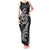 New Zealand Octopus Tattoo and Fern Tank Maxi Dress Maori Pattern