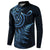 New Zealand Octopus Tattoo and Fern Button Sweatshirt Maori Pattern Matariki Style