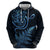 New Zealand Octopus Tattoo and Fern Hoodie Maori Pattern Matariki Style