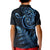 New Zealand Octopus Tattoo and Fern Kid Polo Shirt Maori Pattern Matariki Style