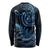 New Zealand Octopus Tattoo and Fern Long Sleeve Shirt Maori Pattern Matariki Style