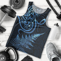 New Zealand Octopus Tattoo and Fern Men Tank Top Maori Pattern Matariki Style LT03 - Polynesian Pride