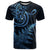 New Zealand Octopus Tattoo and Fern T Shirt Maori Pattern Matariki Style